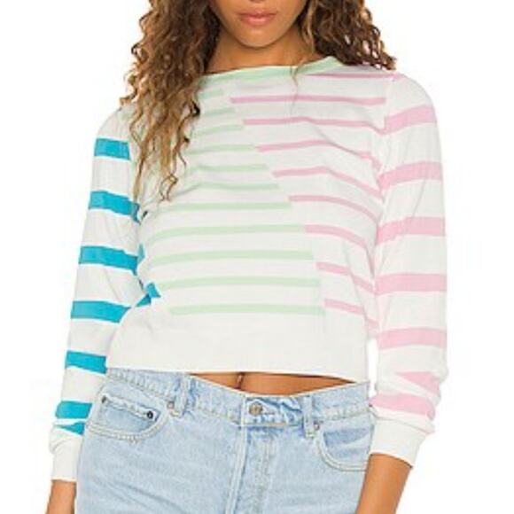 Solid & Striped Colorblock Striped Mackenzie Pullover XS - Picture 13 of 13